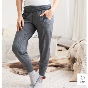 Aerie Foldover Jogger Charcoal Size M